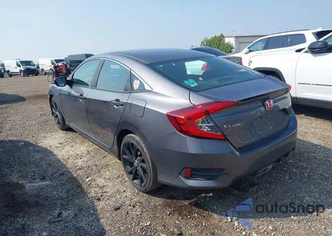 2019 Honda Civic Sport from USA, damaged, VIN 19XFC2F89KE002611
